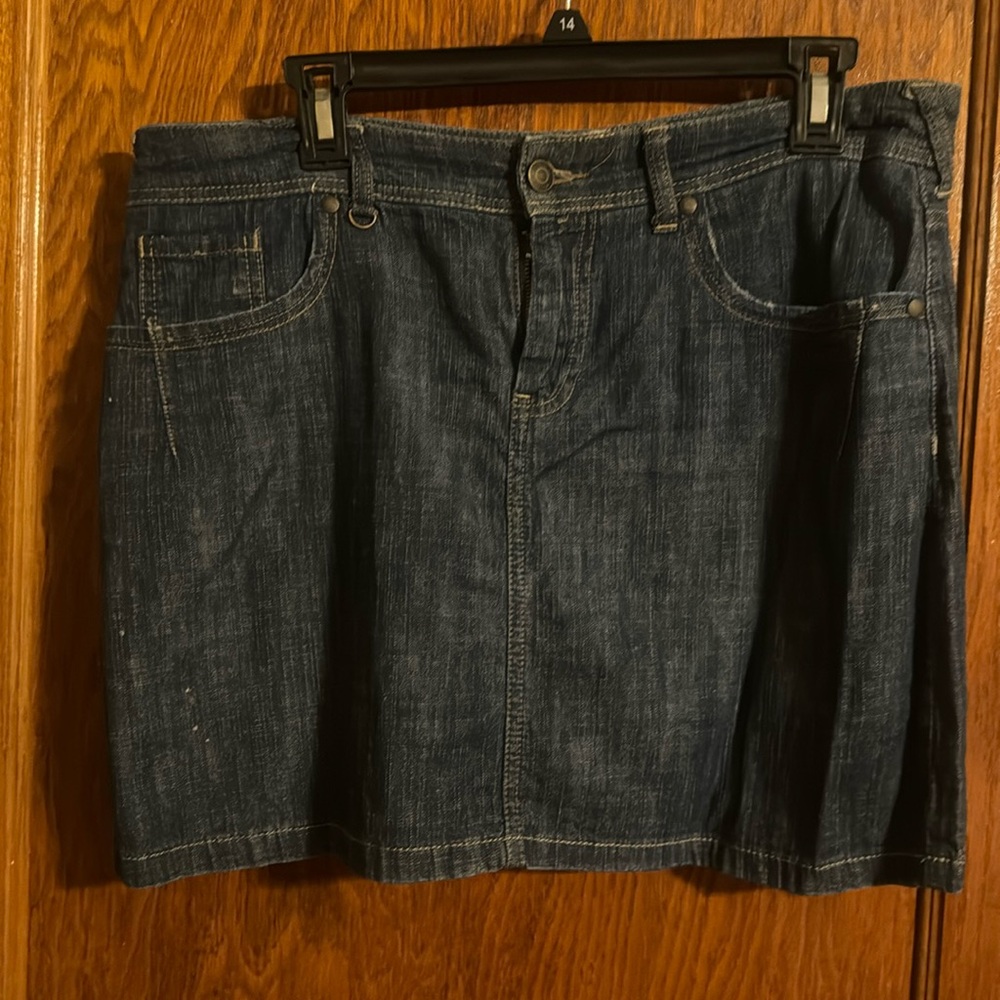 Denim Skort